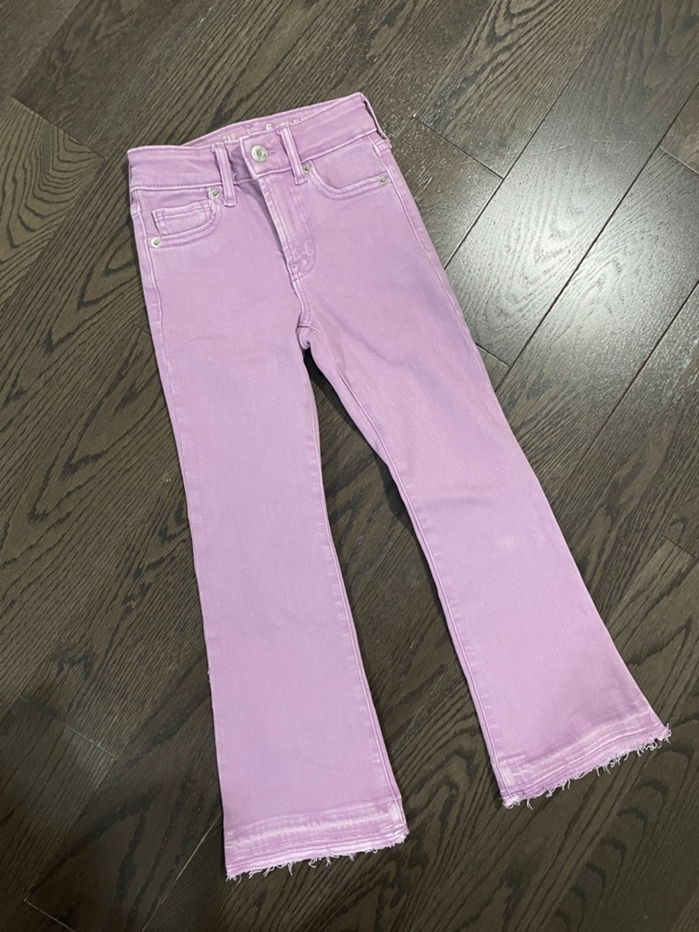 GAP 6 Slim Girls Lavender 70’s Flare High Rise Jeans